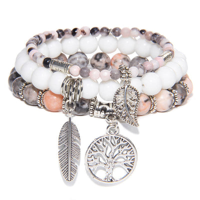 Olivenorma "Nature's Healing Moments" Lebensbaum 3-teiliges Armband-Set 