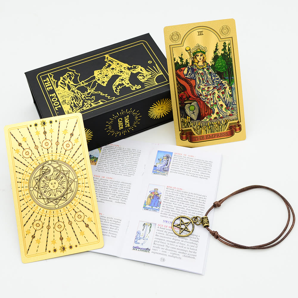 Olivenorma 80ps "Der Narr" Waite Sun Moon Tarot Karten