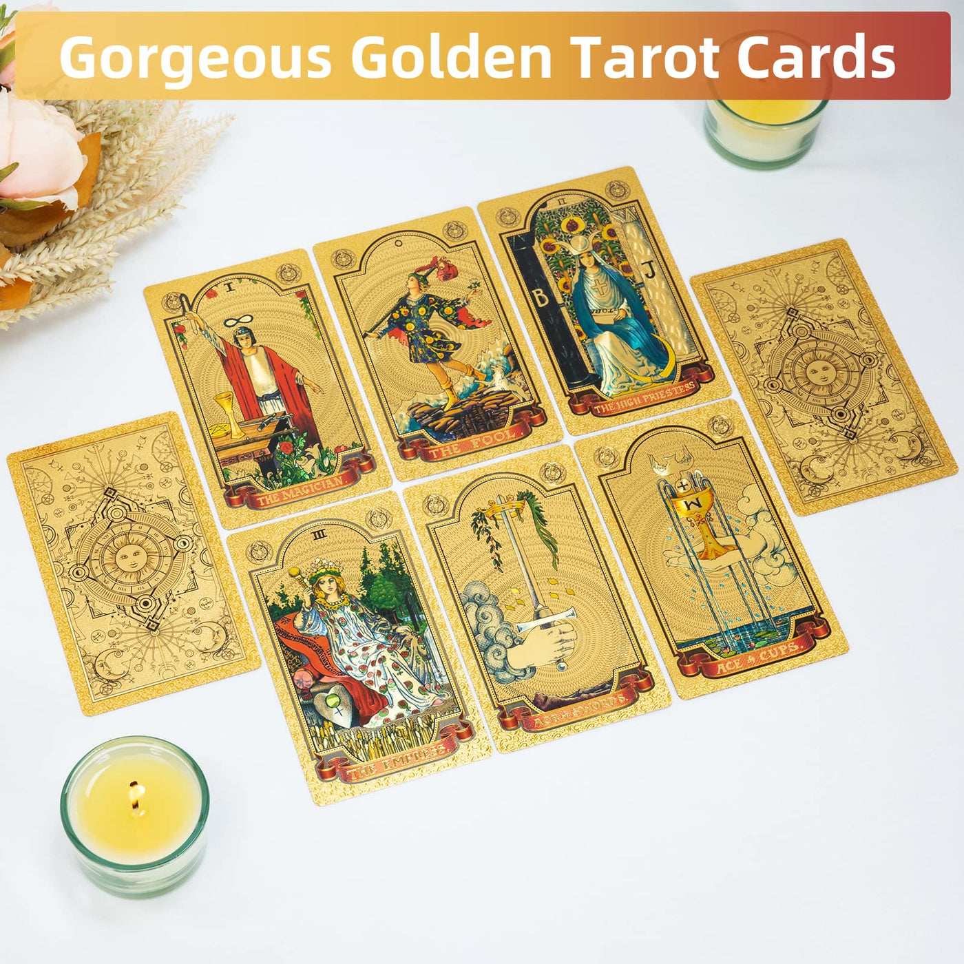 Olivenorma Bronzing Golden Sun Klassische Tarotkarten