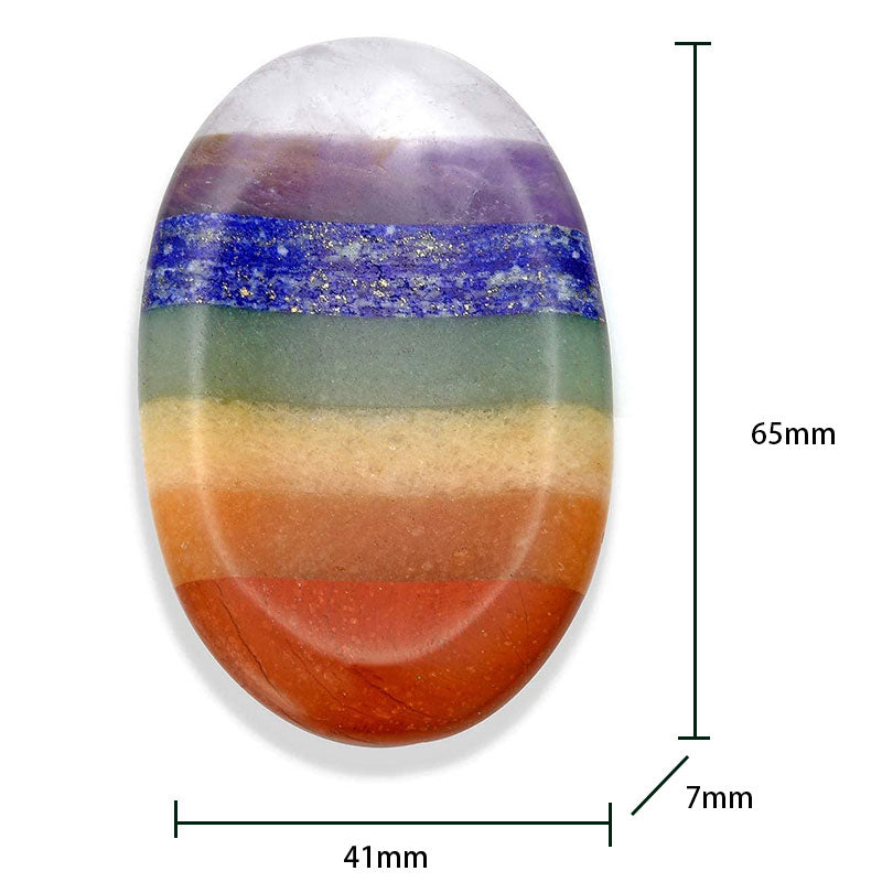 Olivenorma Chakra Regenbogen Daumen Sorgenstein