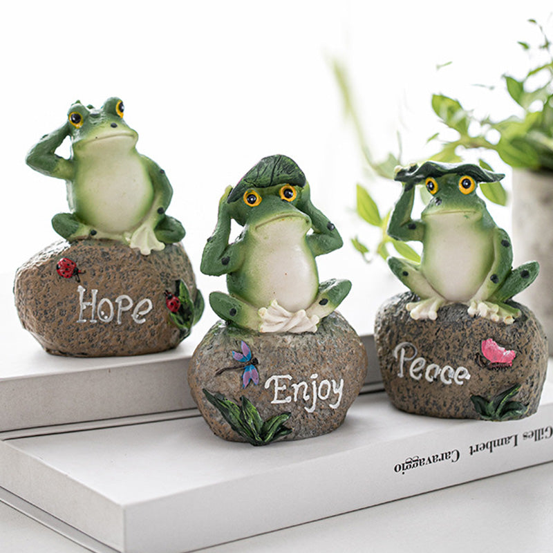 Olivenorma "Hoffnung, Genießen & Frieden" - Pastoral Frog Home Decor