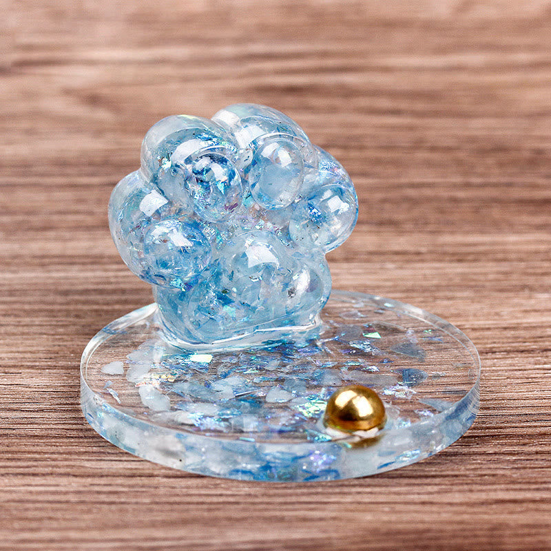 Olivenorma Naturstein Epoxy Katzenklaue Handyhalter - image 41