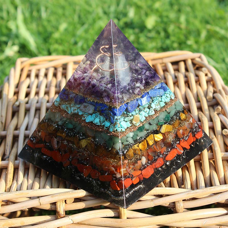 Olivenorma Natural Chakra Friedliche Orgon-Pyramide