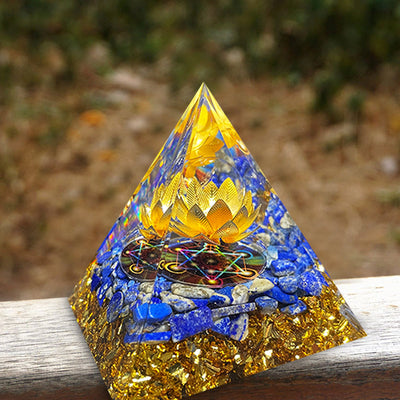 Olivenorma Lapislazuli Lotus Symbol Reki Orgon Pyramide 