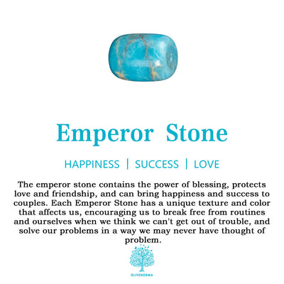 Olivenorma Emperor Stone Blautopas Ohrringe - image 7