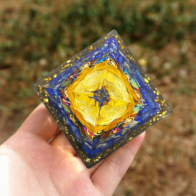 Olivenorma Lapislazuli Lotus Symbol Reki Orgon Pyramide 