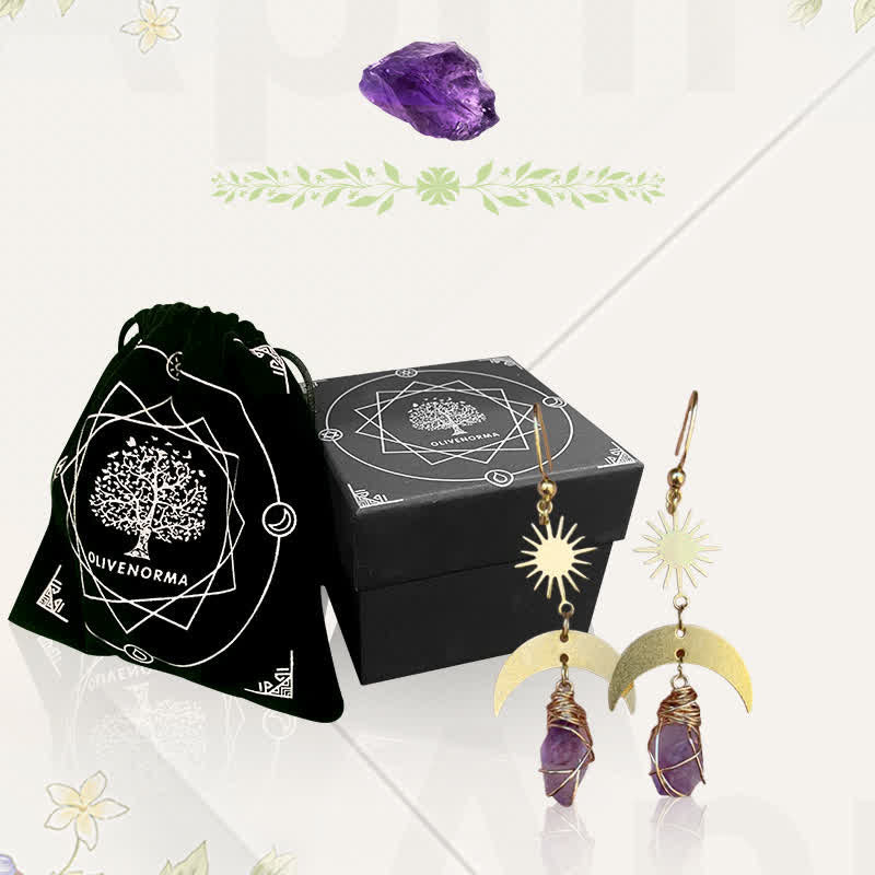 Rising-Sun-Moon-Amethyst-Hexen-Ohrring-Halskette