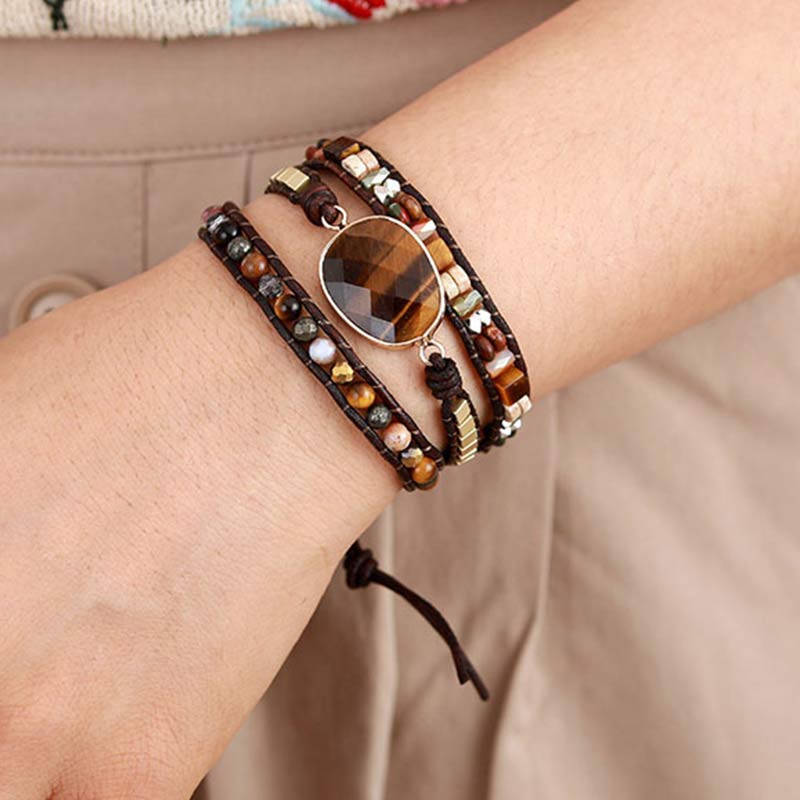 Olivenorma Tiger Eye Armband