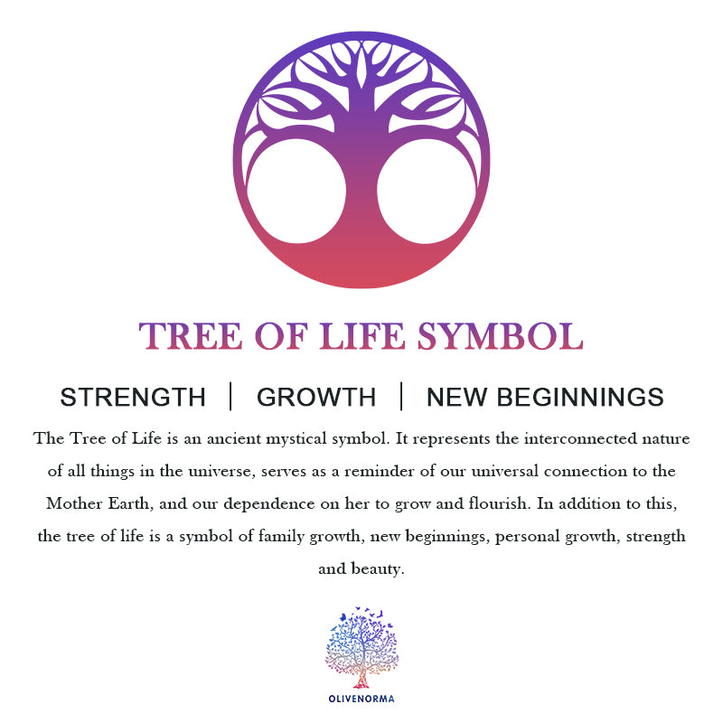 Olivenorma Amethyst Tree Of Life Orgon-Pyramide