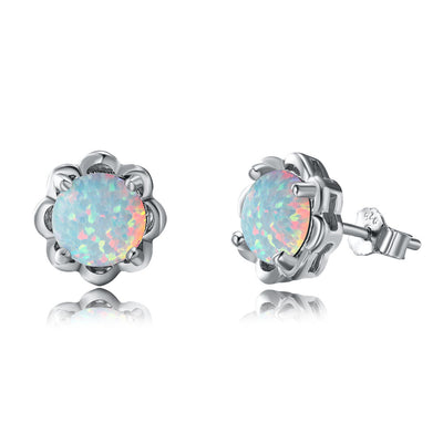 Olivenorma Vier-Krallen-Opal-Luxus-Ohrringe - image 9