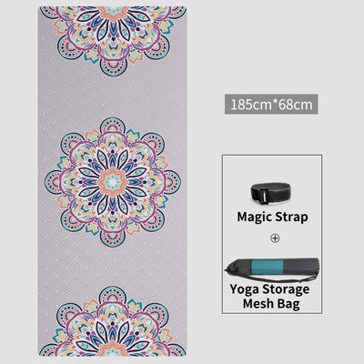 Olivenorma umweltfreundliche TPE Mandala-Druck 8mm Yoga-Matte 