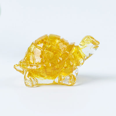 Olivenorma Kristallsplitter Kleiner Schildkröte Edelsteindekoration - image 67