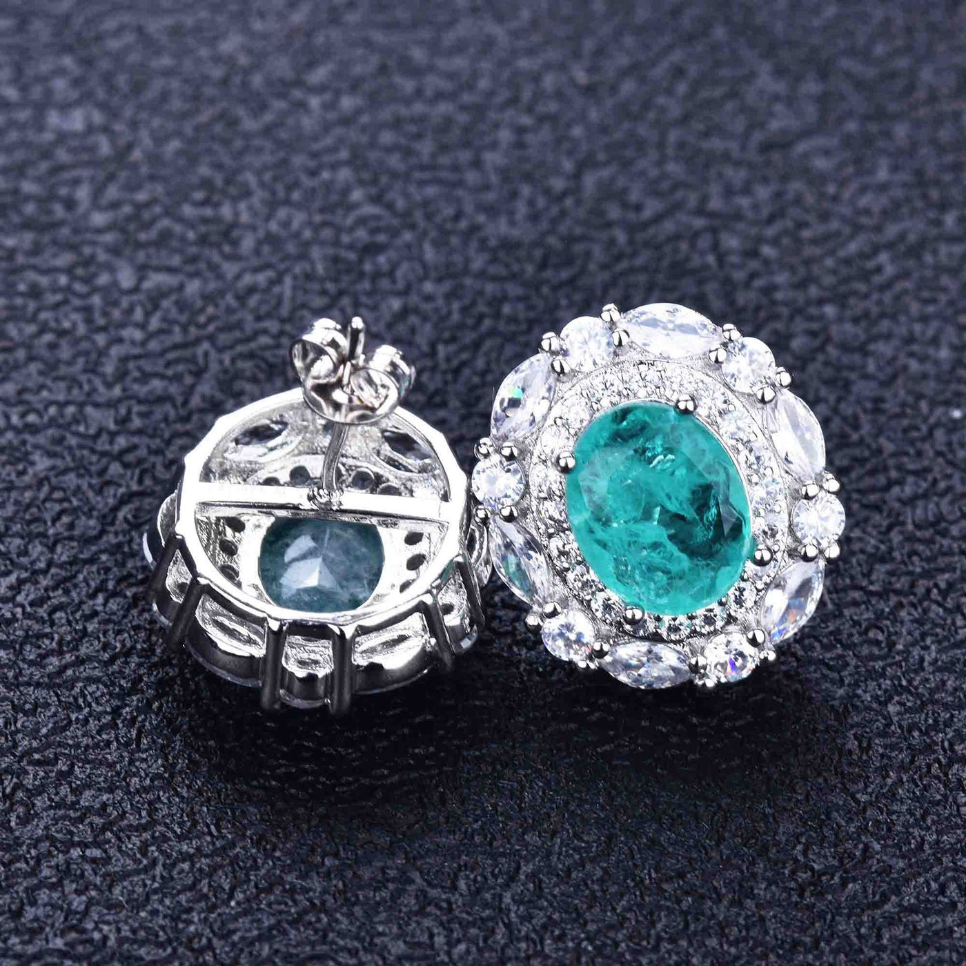 Olivenorma Flowers Paraiba Turmalin Schmuckset 