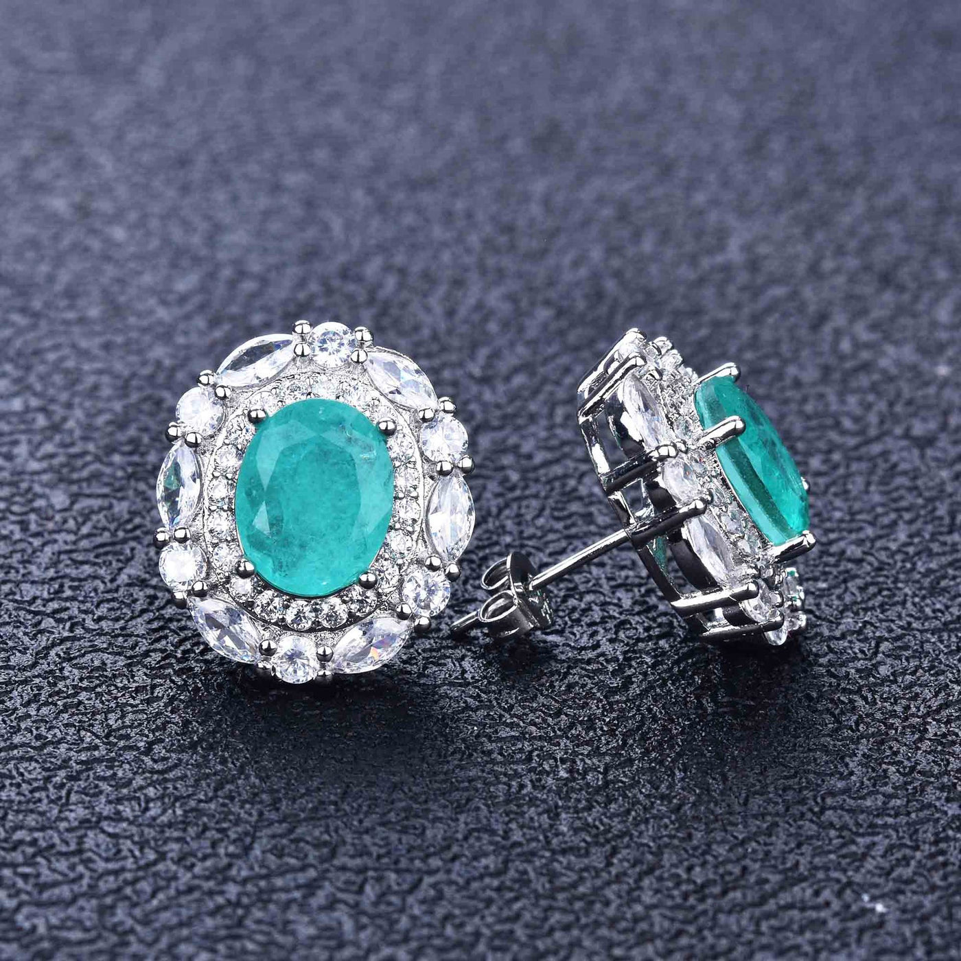 Olivenorma Flowers Paraiba Turmalin Schmuckset 