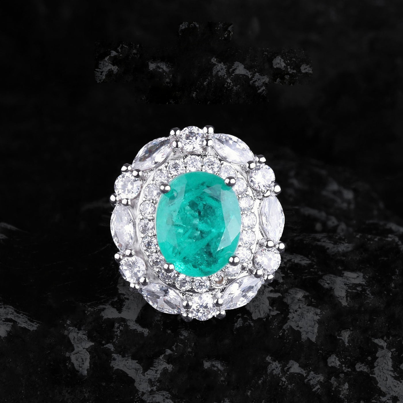 Olivenorma Flowers Paraiba Turmalin Schmuckset 