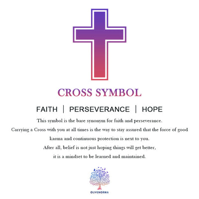 Olivenorma Love Cross Schmuckset aus Legierung im antiken Design - image 8