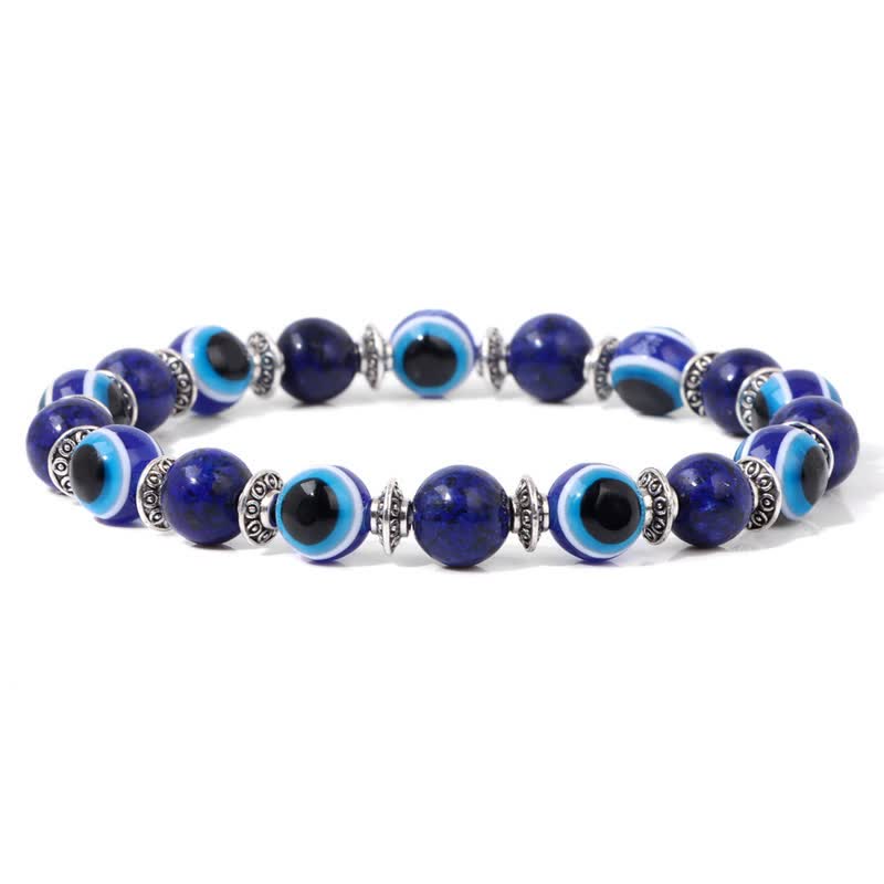 Olivenorma Böse-Auge Natürliche Steinperlen Armband