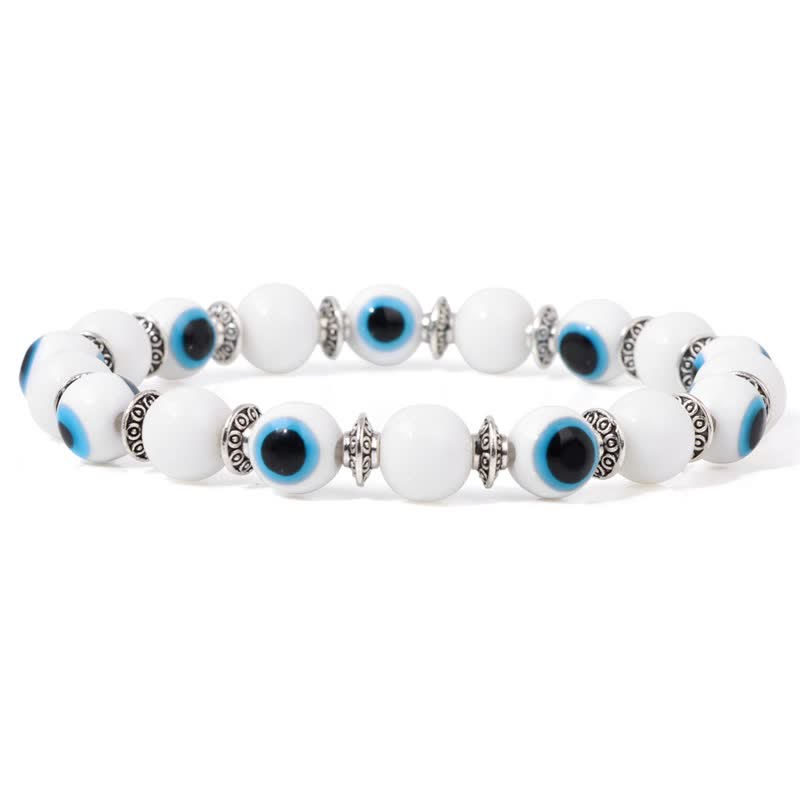 Olivenorma Böse-Auge Natürliche Steinperlen Armband