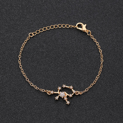 Olivenorma Zwölf Konstellation Astrologie Schmuck Sternzeichen Armband 