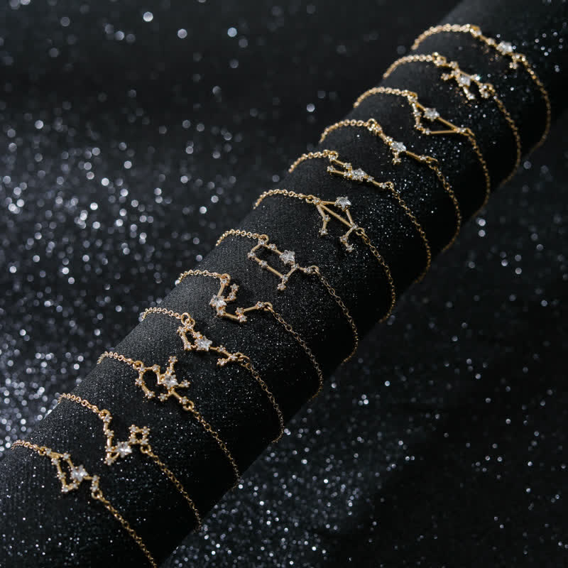 Olivenorma Zwölf Konstellation Astrologie Schmuck Sternzeichen Armband