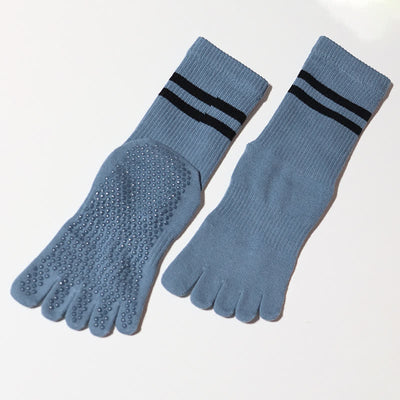 Olivenorma Pilates Anti-Rutsch Fünf-Finger-Socken Yoga Socken