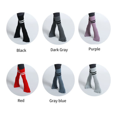Olivenorma Pilates Anti-Rutsch Fünf-Finger-Socken Yoga Socken