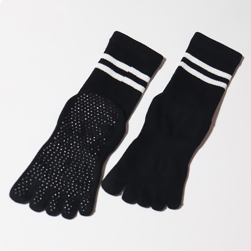 Olivenorma Pilates Anti-Rutsch Fünf-Finger-Socken Yoga Socken