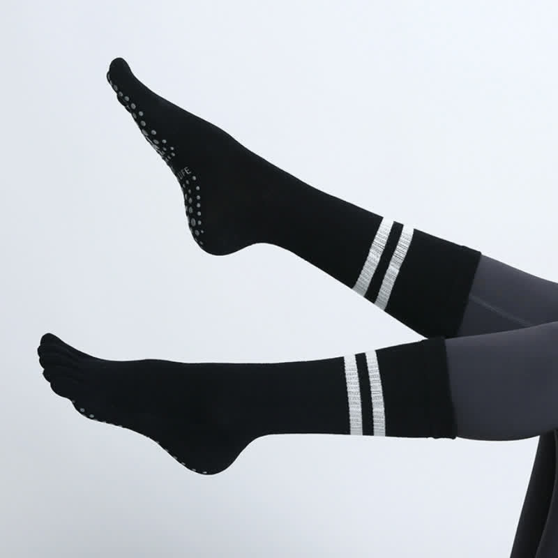 Olivenorma Pilates Anti-Rutsch Fünf-Finger-Socken Yoga Socken