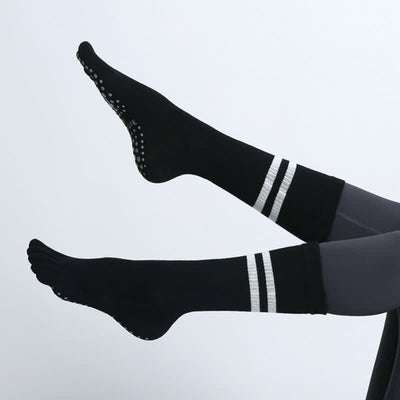 Olivenorma Pilates Anti-Rutsch Fünf-Finger-Socken Yoga Socken