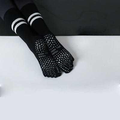 Olivenorma Pilates Anti-Rutsch Fünf-Finger-Socken Yoga Socken