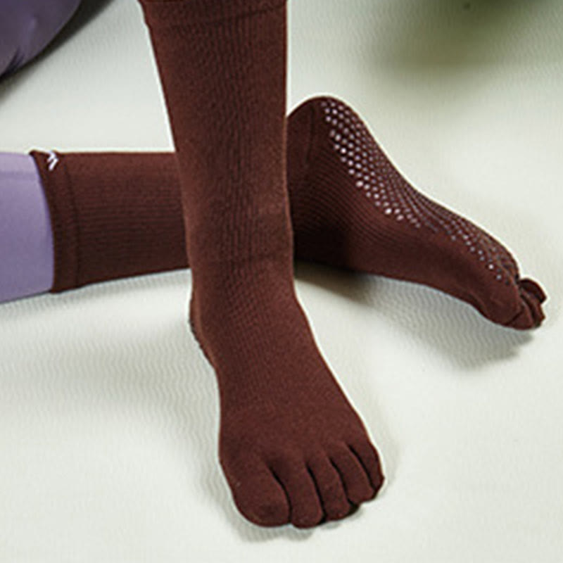 Olivenorma 5-Zehen Barfußgefühl Sport Yoga Socken