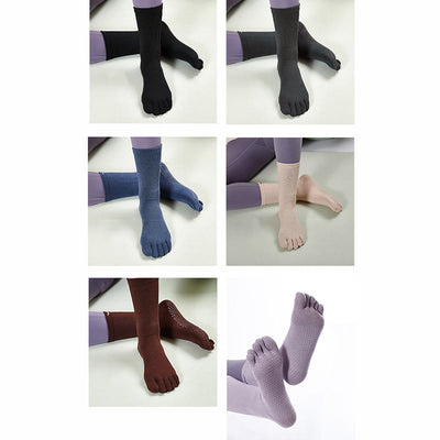 Olivenorma 5-Zehen Barfußgefühl Sport Yoga Socken