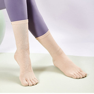 Olivenorma 5-Zehen Barfußgefühl Sport Yoga Socken