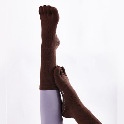 Olivenorma 5-Zehen Barfußgefühl Sport Yoga Socken