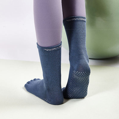 Olivenorma 5-Zehen Barfußgefühl Sport Yoga Socken