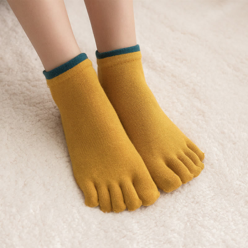 Olivenorma Pilates-Socken mit rutschfestem Griff, einfarbig