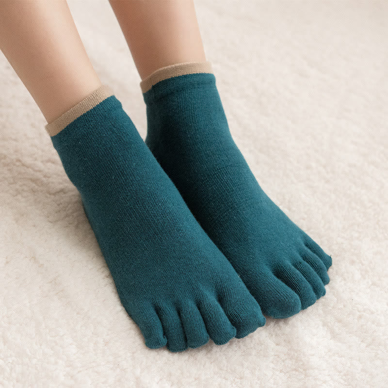 Olivenorma Pilates-Socken mit rutschfestem Griff, einfarbig