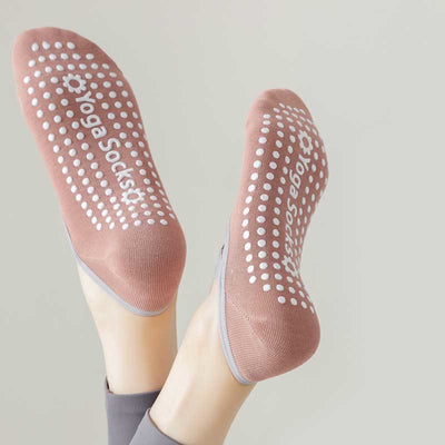 Olivenorma Rutschfeste Yoga Pilates Barre Socke mit Riemen 