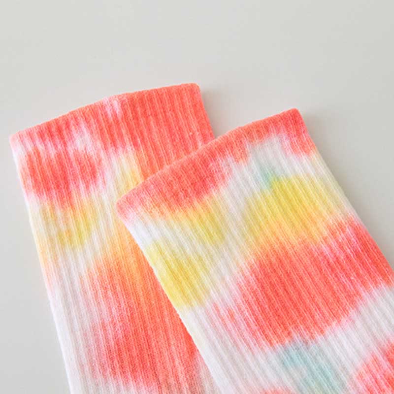 Olivenorma Medium-Tube Tie-dye Anti Slip Yoga Socken