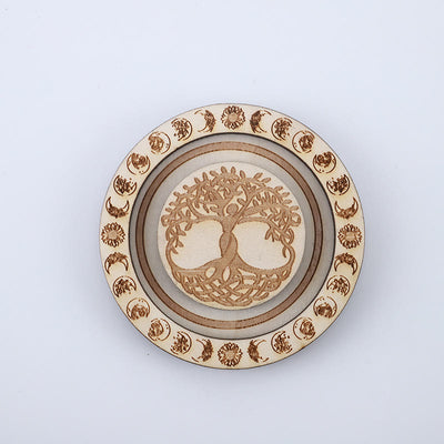 Olivenorma Round Moon Phase Jewelry Display Tray Holder