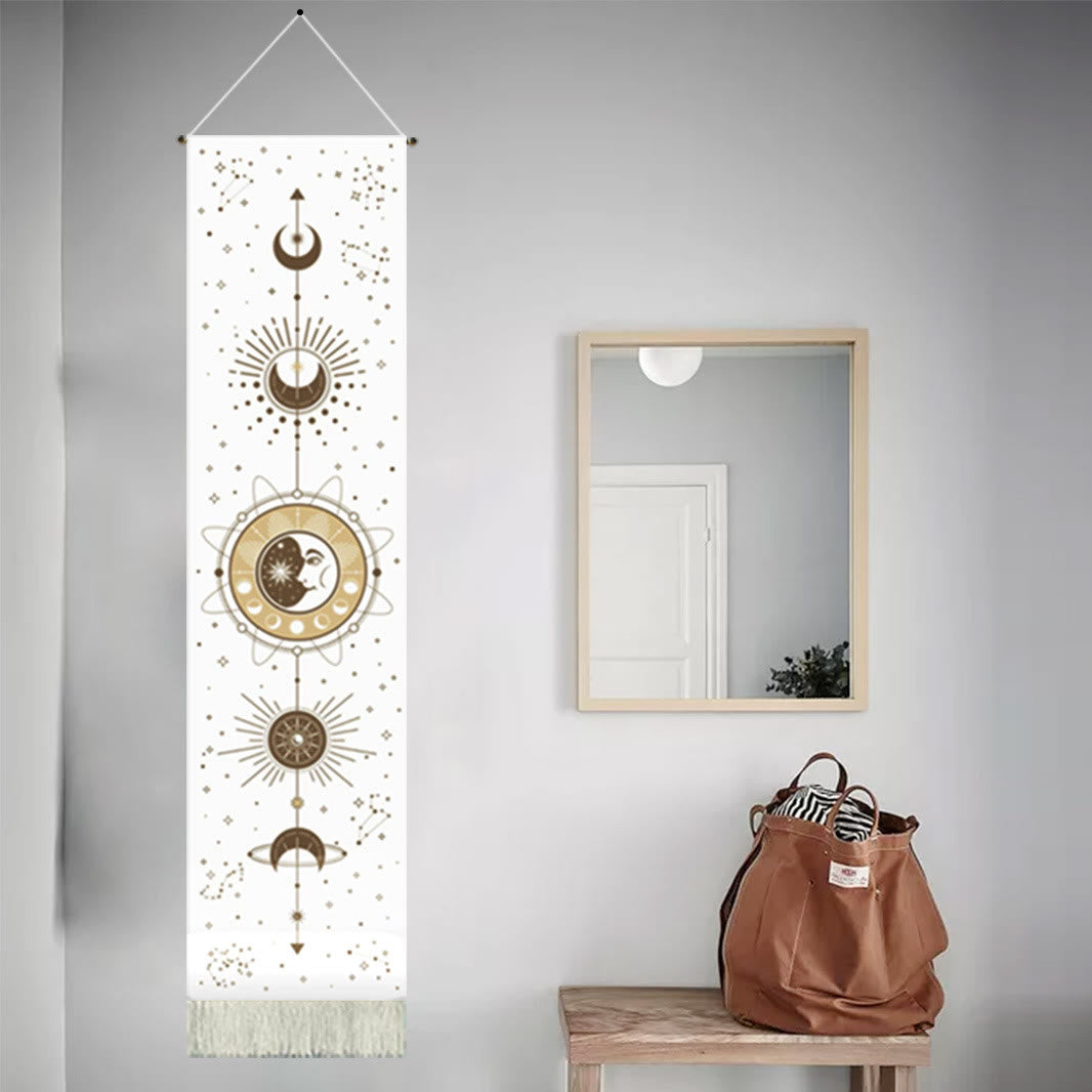 Olivenorma Bohemian Wandbehang Ornament Quaste Wandteppich