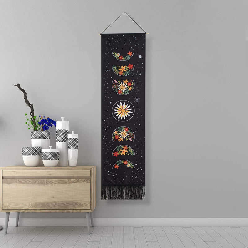 Olivenorma Bohemian Wandbehang Ornament Quaste Wandteppich