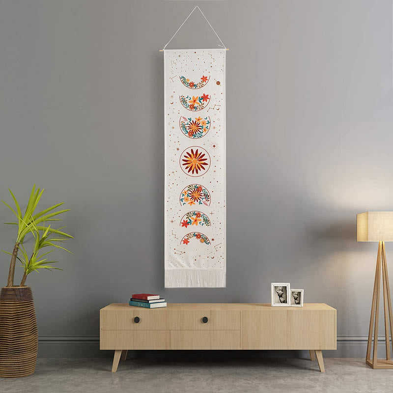 Olivenorma Bohemian Wandbehang Ornament Quaste Wandteppich