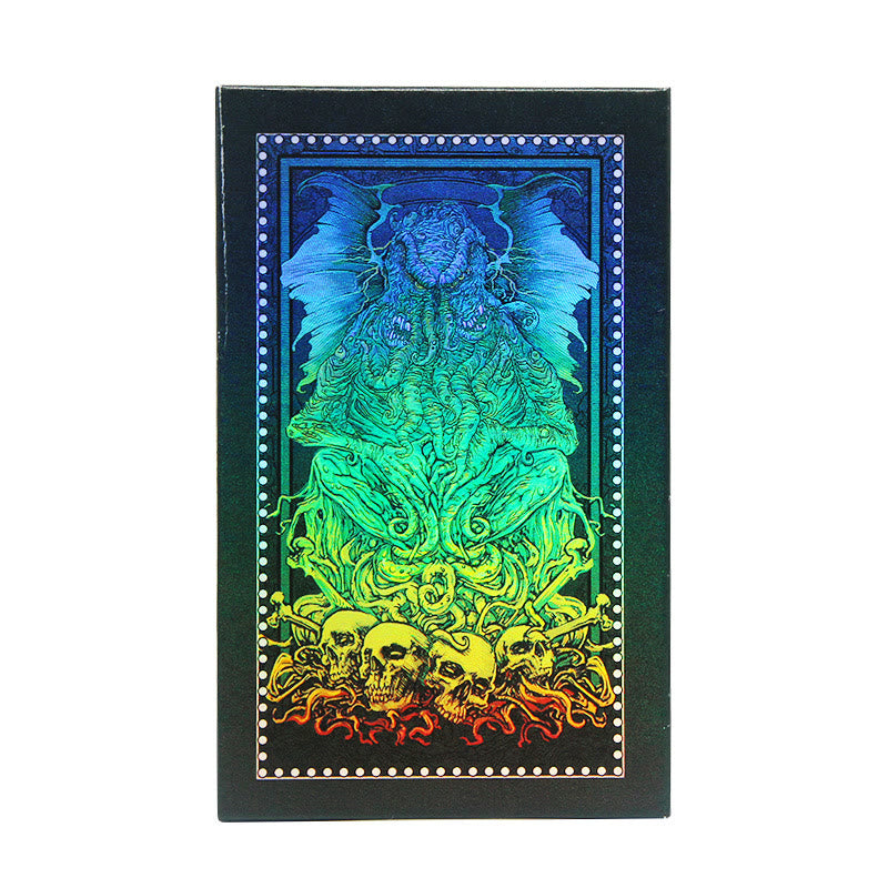 Olivenorma Cthulhu-Mythos Gold Foil Sammel-Tarotkarte für Weissagungen