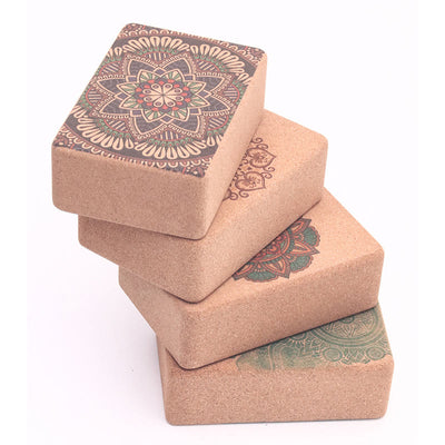 Olivenorma Soft Non-Slip Premium Mandala Kork Yoga Block