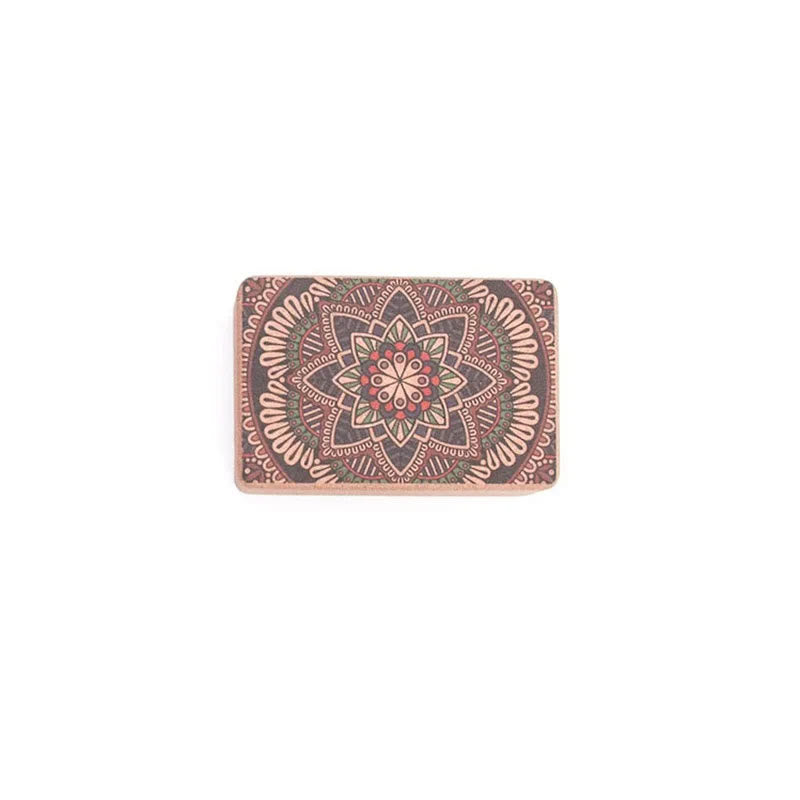 Olivenorma Soft Non-Slip Premium Mandala Kork Yoga Block