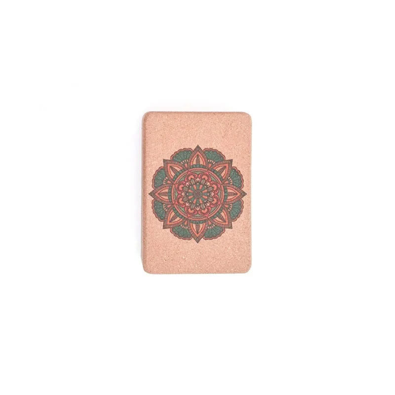 Olivenorma Soft Non-Slip Premium Mandala Kork Yoga Block