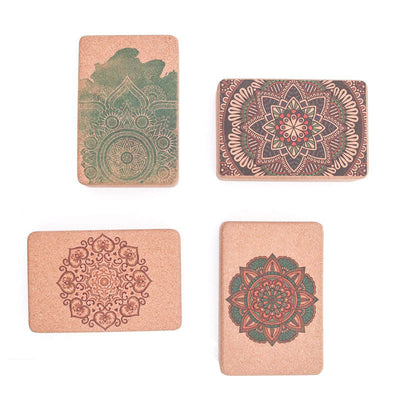 Olivenorma Soft Non-Slip Premium Mandala Kork Yoga Block