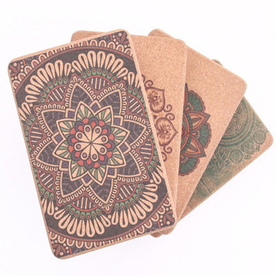 Olivenorma Soft Non-Slip Premium Mandala Kork Yoga Block