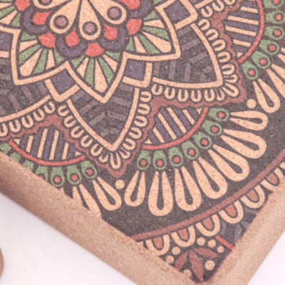 Olivenorma Soft Non-Slip Premium Mandala Kork Yoga Block